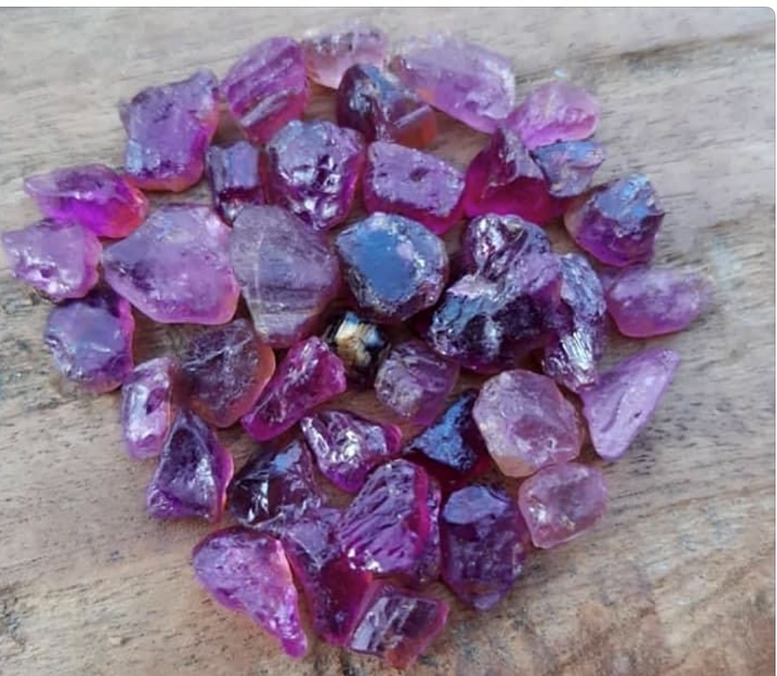 Purple & Magenta Gem Rough