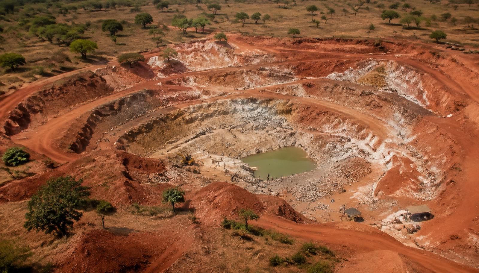 Active dig site